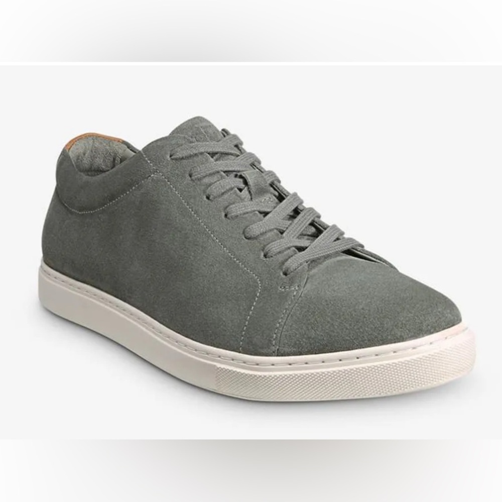 Allen Edmonds Canal Court Suede Casual Sneaker Shoes Green Sz 9